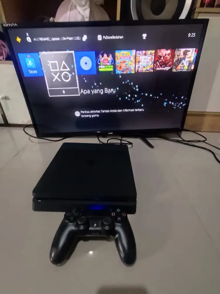 Ps 4 slim 500gb + tv 32inc
