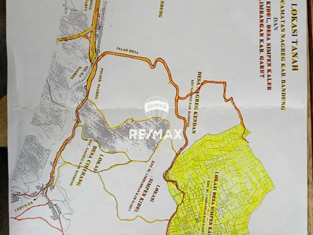 DIJUAL TANAH STRATEGIS DI DAERAH NAGREG BANDUNG JAWA BARAT
