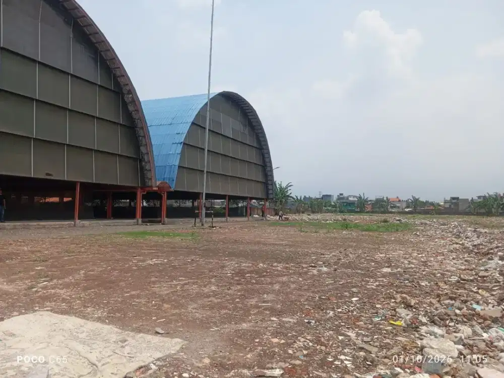 Tanah Padat Strategis di Area Futsal Cisaranten Bandung