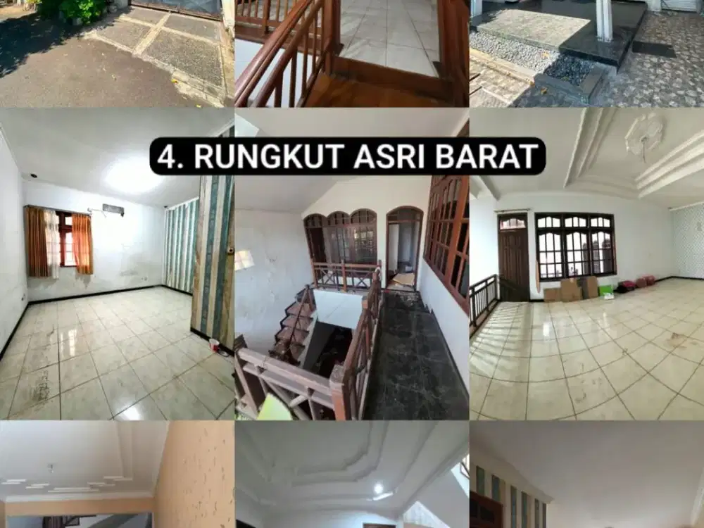 Rumah Rungkut Asri Barat Lokasi Strategis Cocok Buat Homestay / Kos An