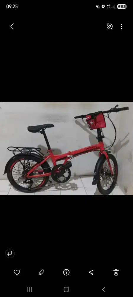 Sepeda lipat fastron pasific