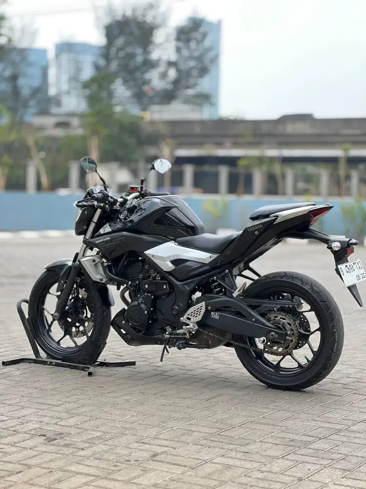 YAMAHA MT25 OLD 2016 BLACK KM 8K PAJAK PANJANG SIAP TOURING