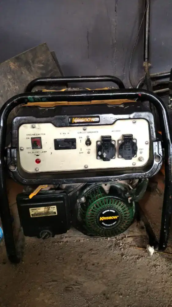 Baby roller 2ton stamper kodok genset 5000watt