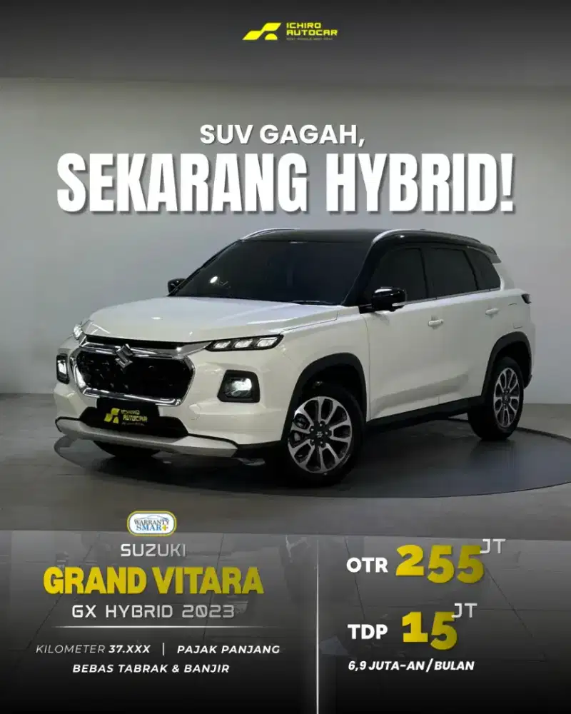 [FREE GARANSI 1TH] SUZUKI GRAND VITARA GX HYBRID 2023