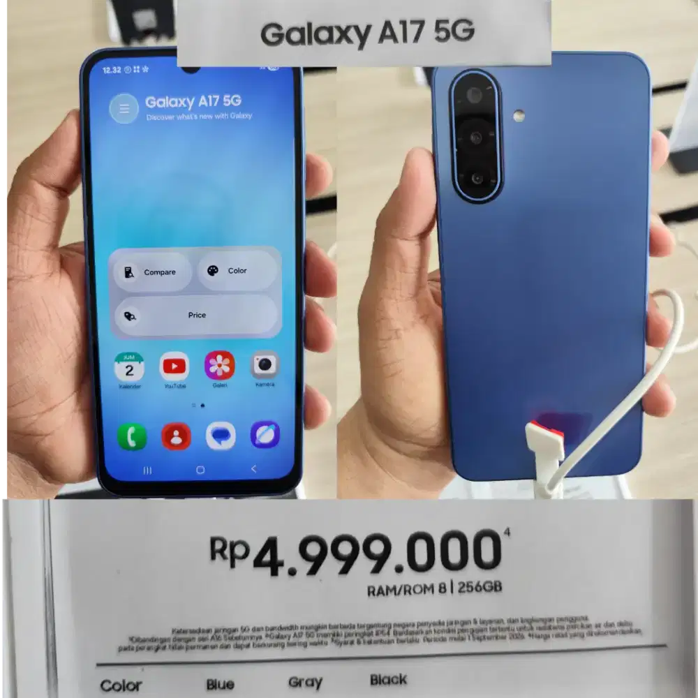 Promo Cicilan HP Samsung A17 5G tanpa DP syarat hanya KTP saja