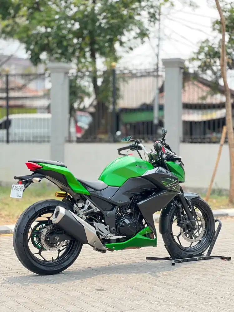 KEREN ABIS! KAWASAKI Z250 FI 2016 HIJAU PAJAK PANJANG SIAP GASPOL