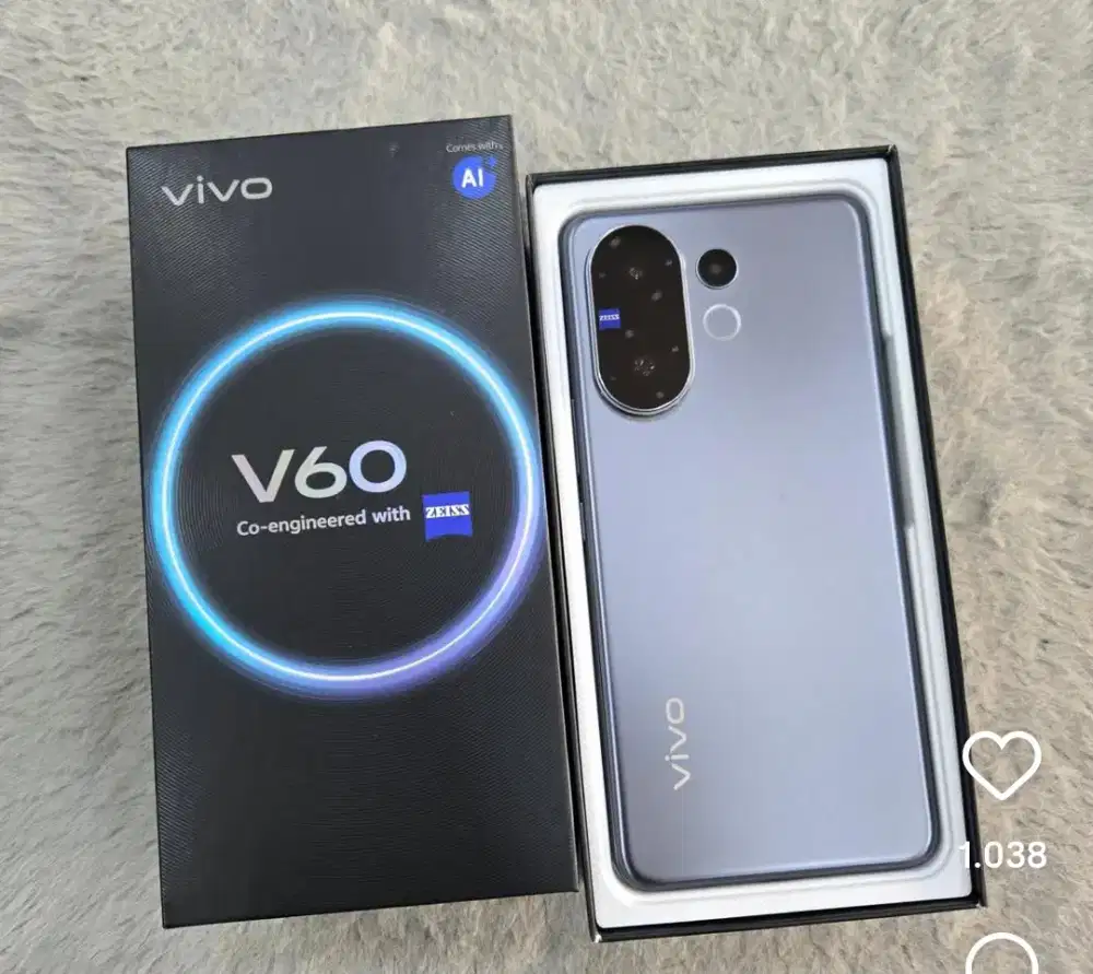 HABISKAN STOK VIVO V60 5G BARU SEGEL RAM 12/256