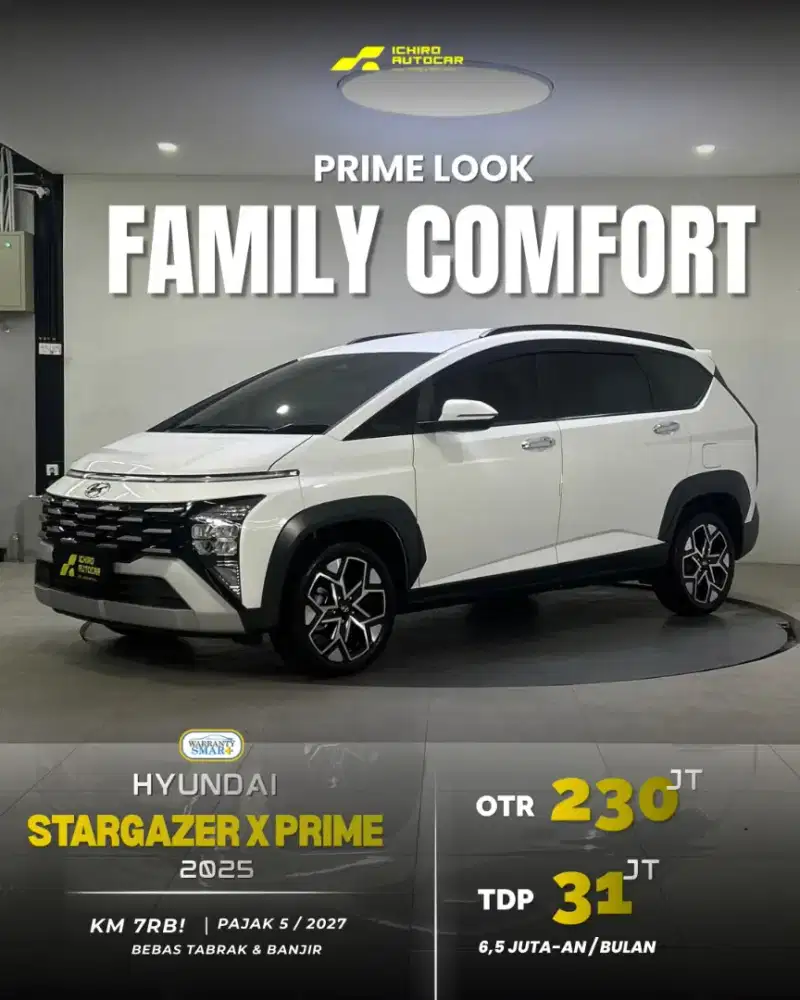 [LOW KM 7RBAN] HYUNDAI STARGAZER X PRIME 2025