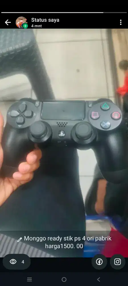 Monggo silahkan ready stik ps 4 ori pabrik