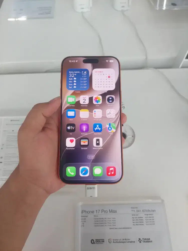 iPhone 17 Pro Max Penyimpanan 256 GB