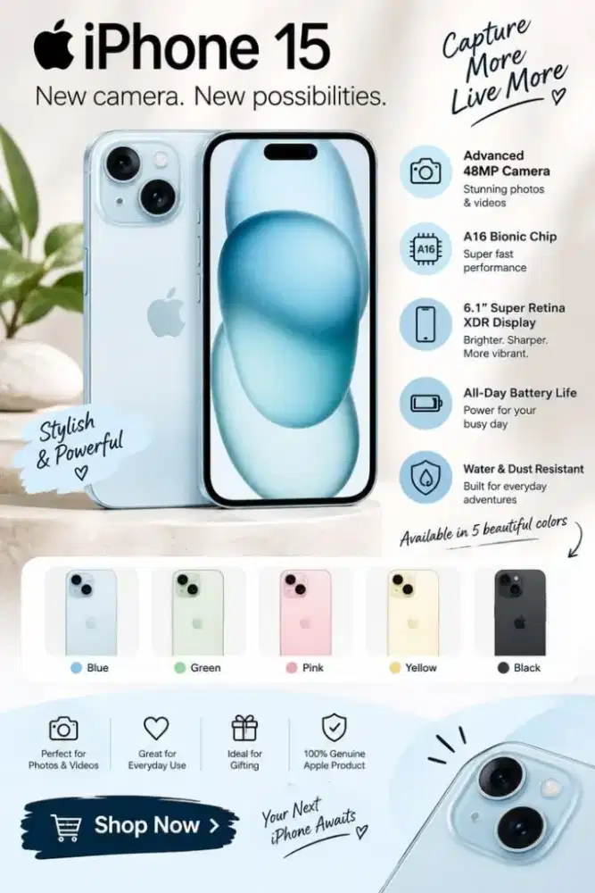 CICILAN IPHONE 15 HANYA CUKUP PAKAI KTP TANPA DP