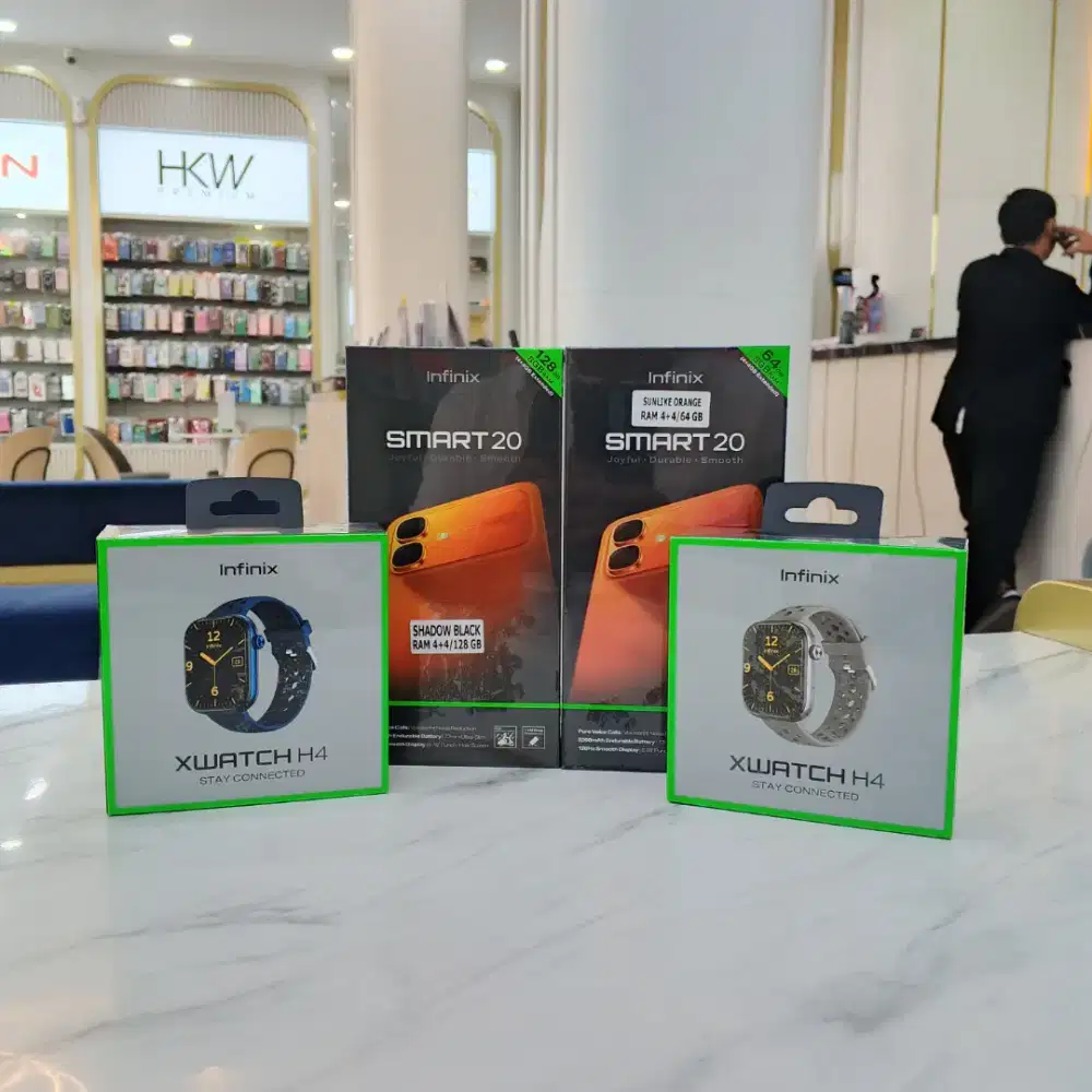 Infinix Smart 20 4/64 dan 4/128 baru segel garansi resmi