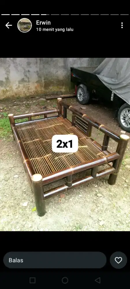 Kerajinan kursi bambu
