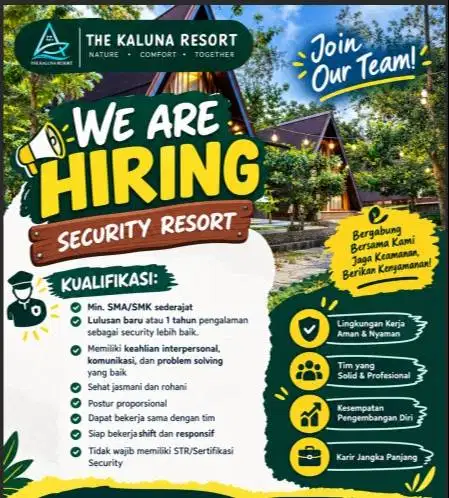 Lowongan Kerja Security Resort