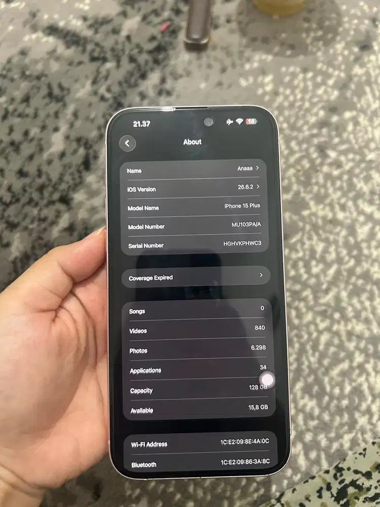 IPHONE 15 PLUS 128 - IBOX