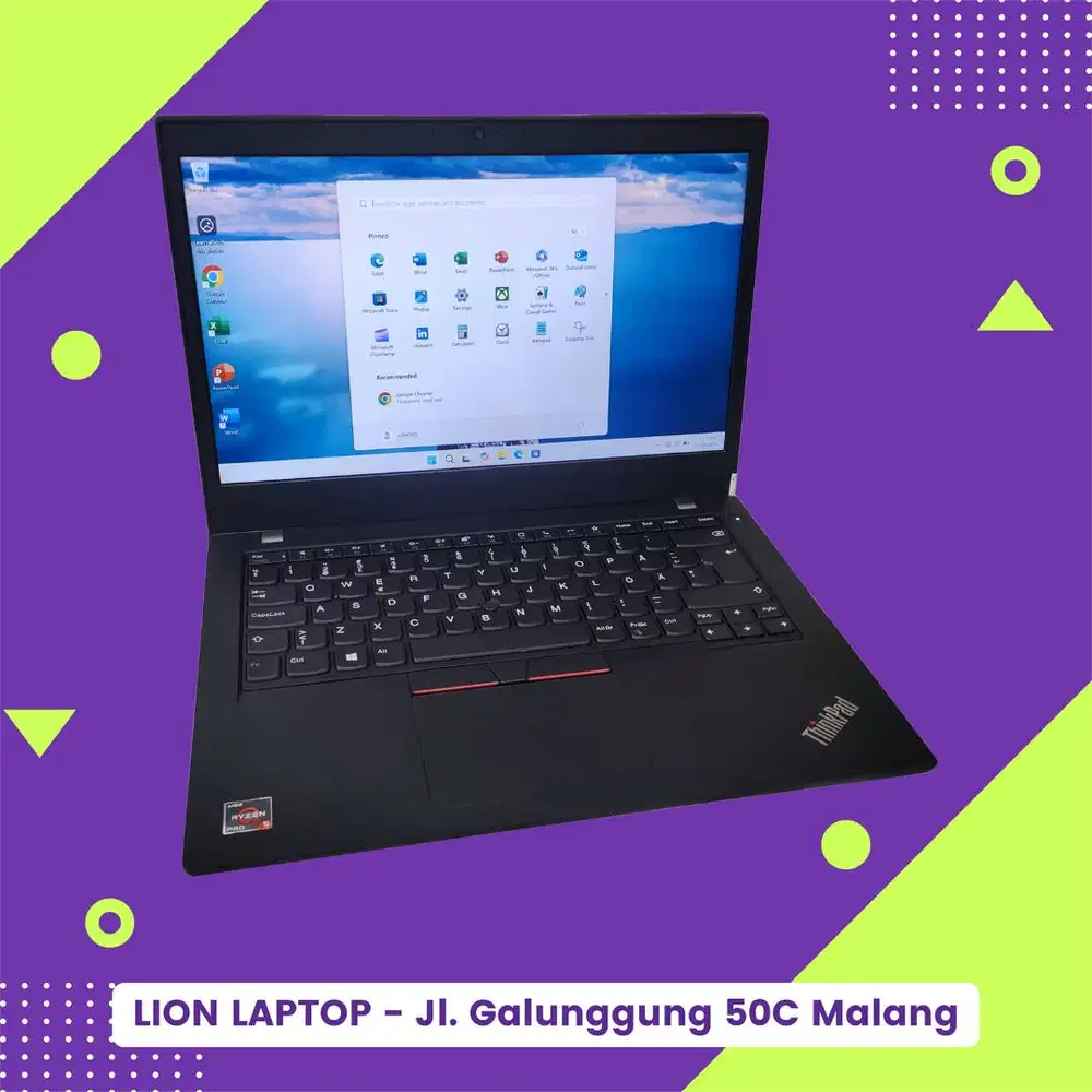 Gaming/Editing AMD Ryzen 5 PRO 8/256 MULUS Lenovo Thinkpad L14 Gen 1 [