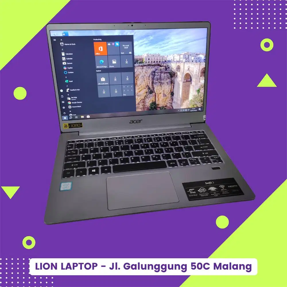 Super Slim Core i5 Gen 8 8/25 Acer Swift 3 SF313-51 [02|10]