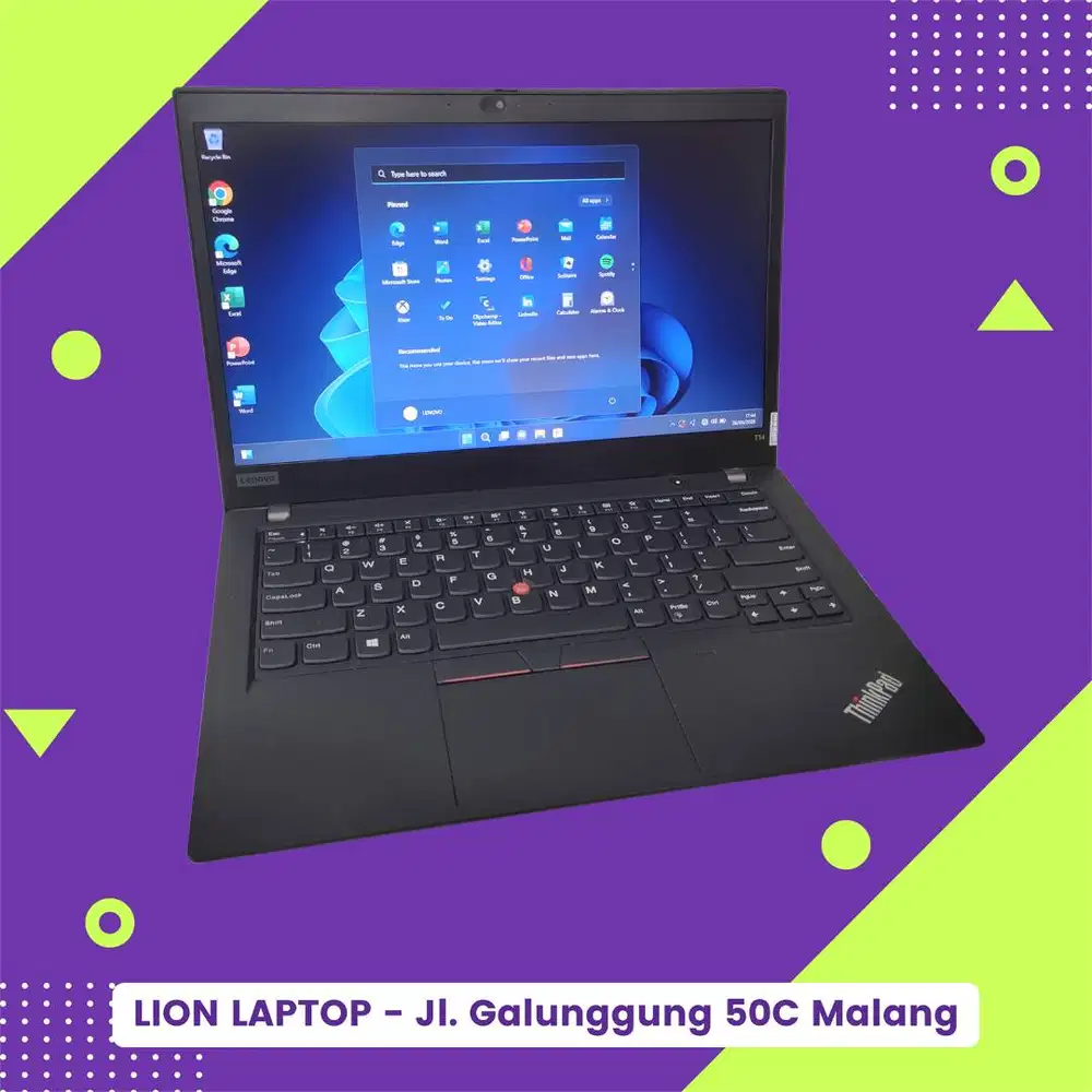 RAM 16GB Core i5 Gen 10 SSD 256GB Lenovo Thinkpad T14 gen 1 [02|10]