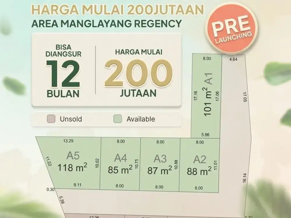 Baru Launching! Kavling SHM Cileunyi Cicilan 12x
