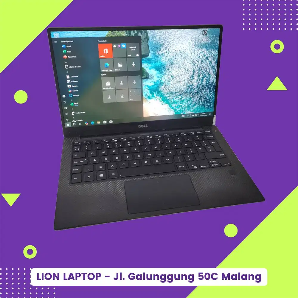 Slim & Ringan Core i7 RAM 8 SSD 256 DELL XPS 13 9360 [02|10]
