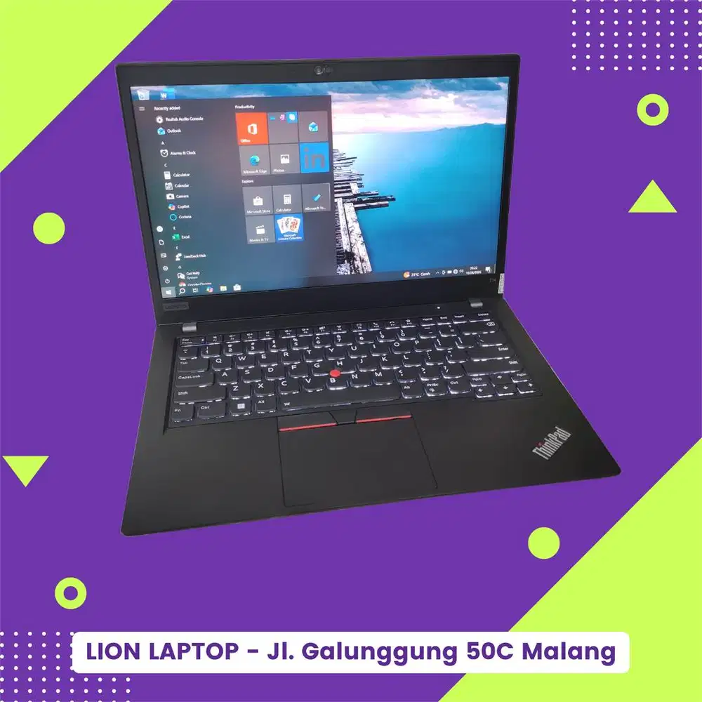 RYZEN 7 PRO-4750U (8 CORE) RAM 16GB Lenovo Thinkpad T14 [02|10]