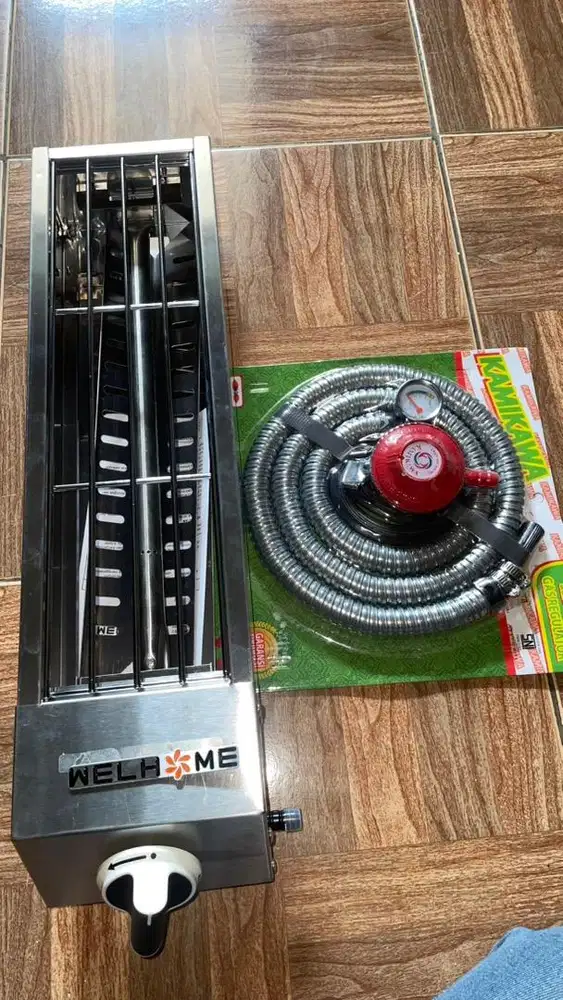 GRILLER PANGGANGAN / BAKARAN MERK WELHOME WKB S50 + SELANG 1 PAKET