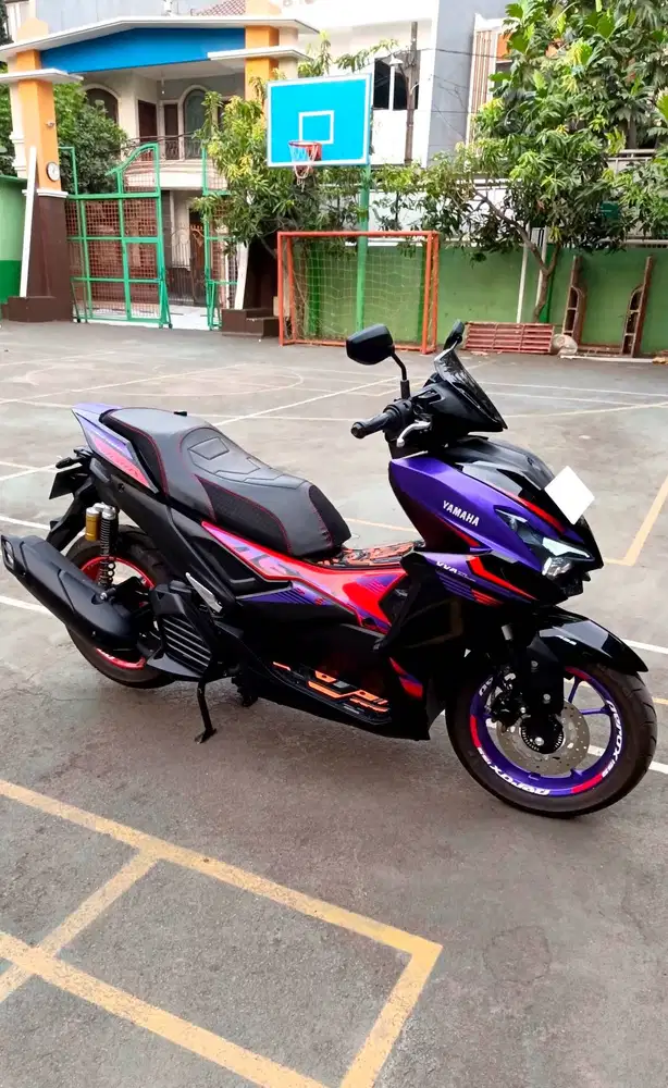 Yamaha Aerox Alpha Cyber City ABS 2026 KM ODO 200 an Wangi Motor Baru