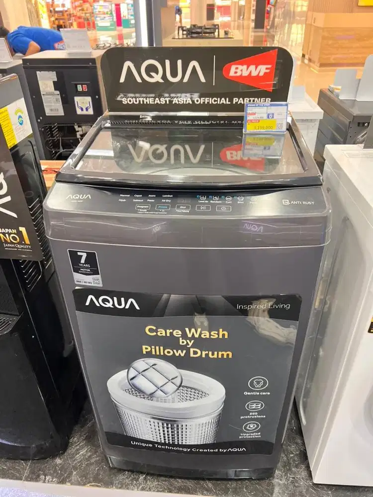 Mesin cuci aqua 1tabung