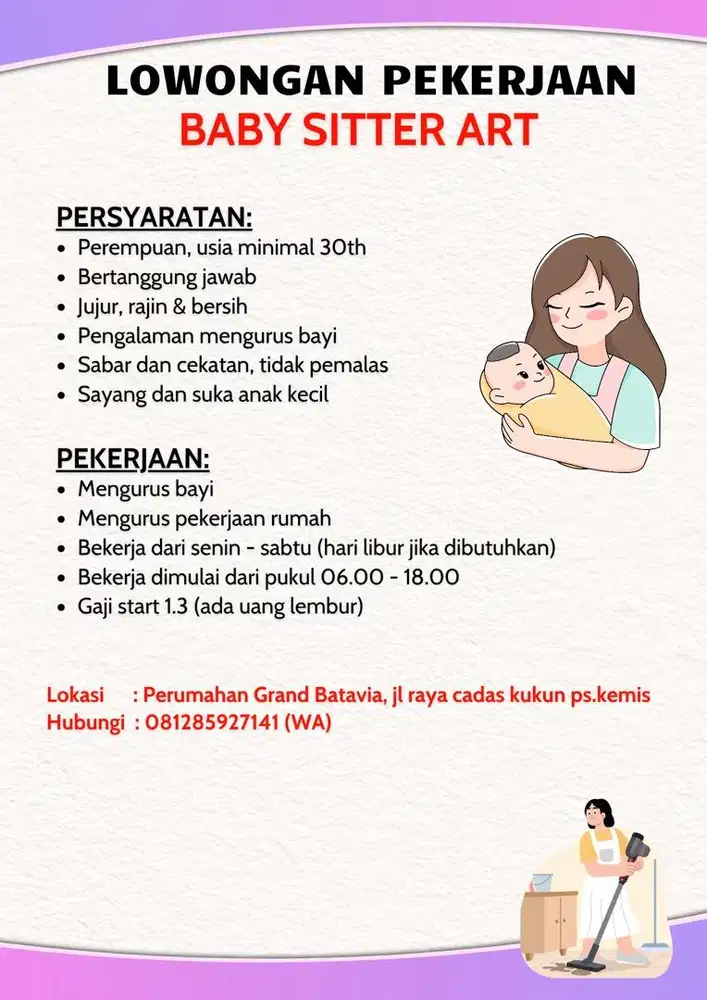 Baby Sitter & Art