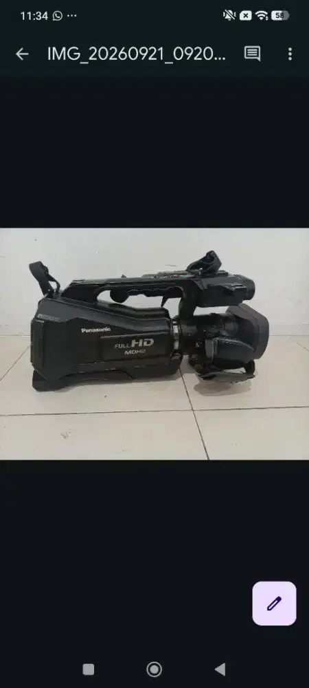 panasonic hc-mdh2