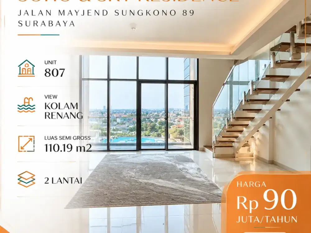 Vieloft Soho& Sky Residence Jalan Mayjend Sungkono 89 Sby (View : Kolam Renang)
