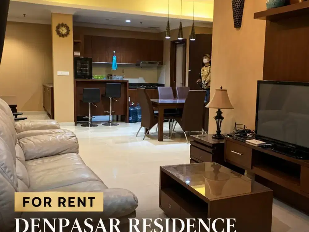 Disewakan Apartemen Denpasar Residence 3BR 125 m2 Fully Furnished City View