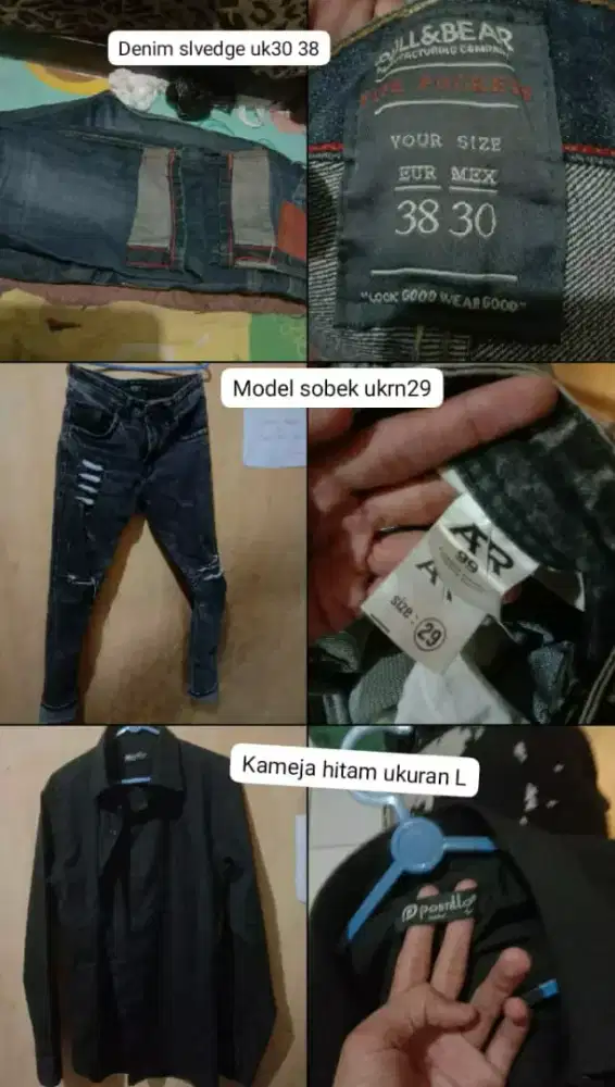 Jual kameja dan celana levis