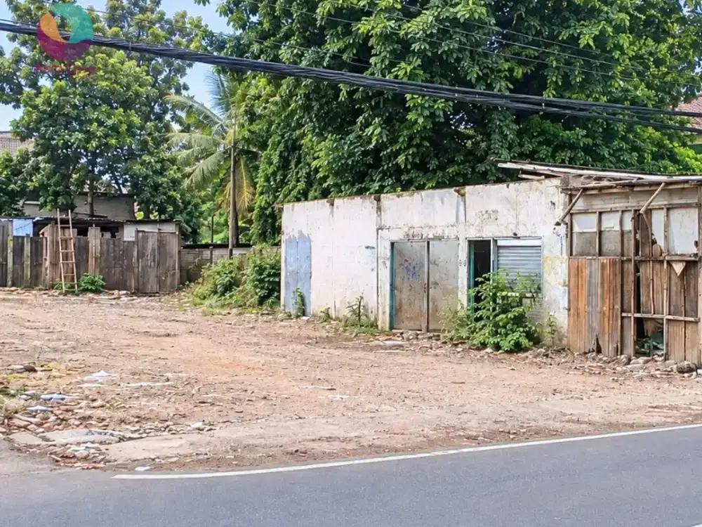 Dijual Tanah Rata Siap Bangun Posisi Hook Lokasi Paling Strategis di Pinggir Jl. Utama Cilracas
