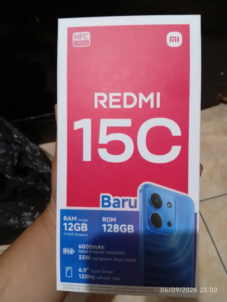 Redmi 15c ram 6/128