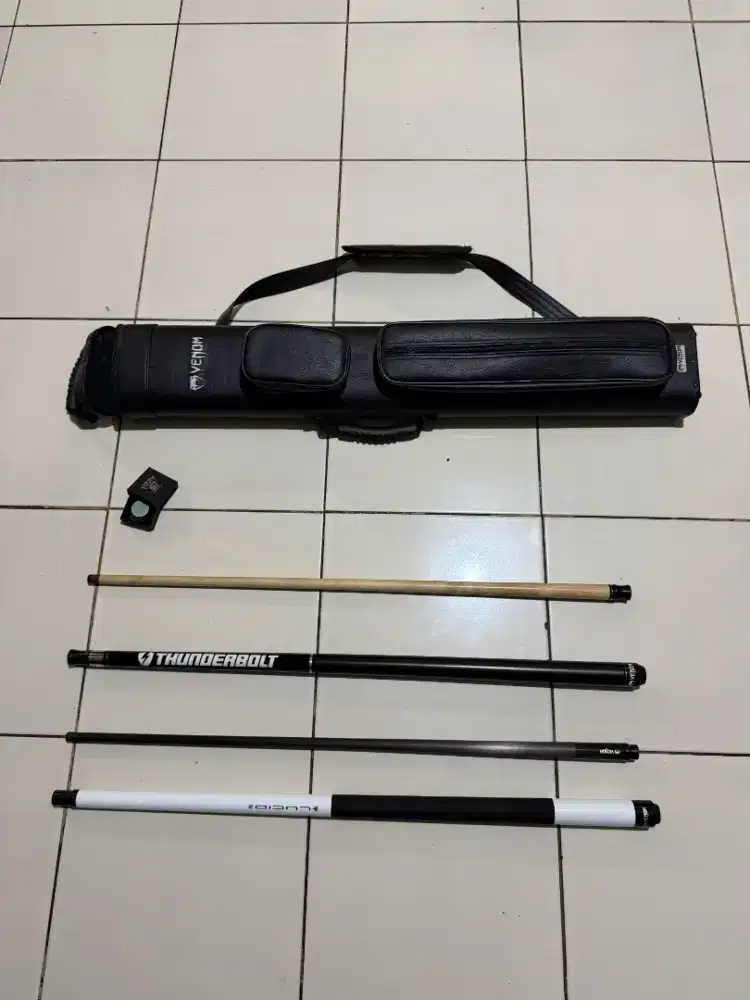 Jual 1 set cue billiards