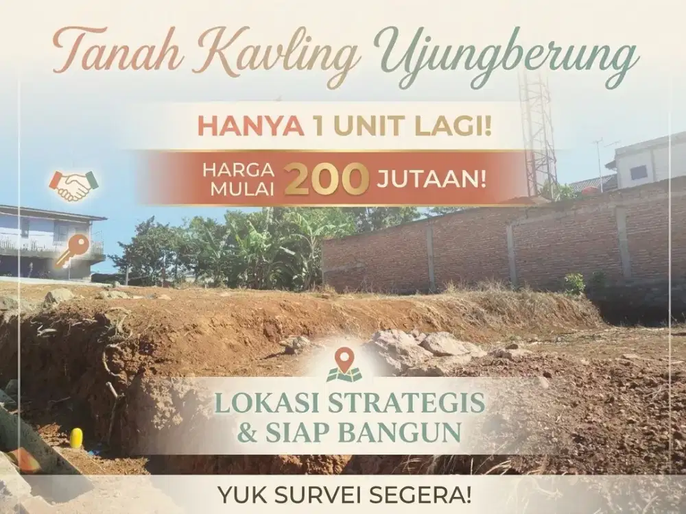 Tanah Kavling eksclusive Ujungberung hanya 1 Unit lagi