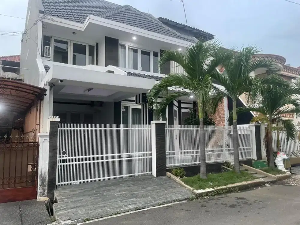 Rumah Asri di Pulo Asem Rawamangun luas 170m  3lantai  fullnished