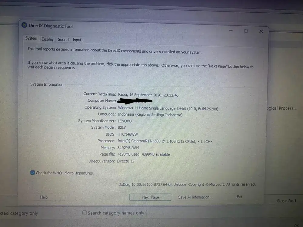 Lenovo ideapad Slim 1 8/512GB