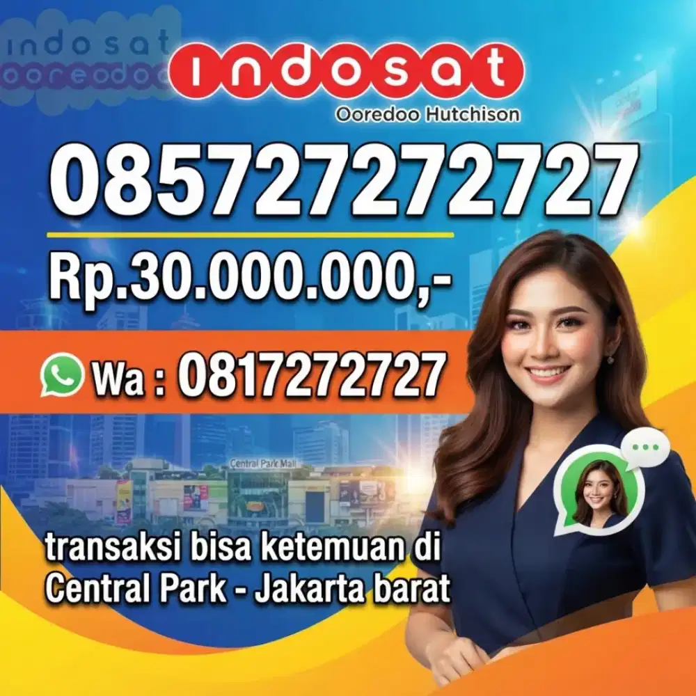 NOMOR CANTIK INDOSAT 27272727