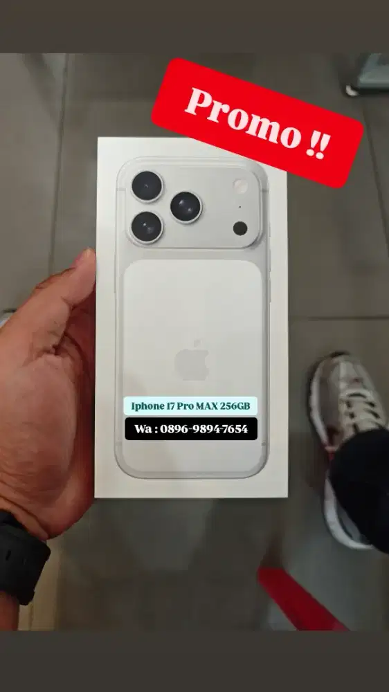 Iphone 17 pro max 256 silver