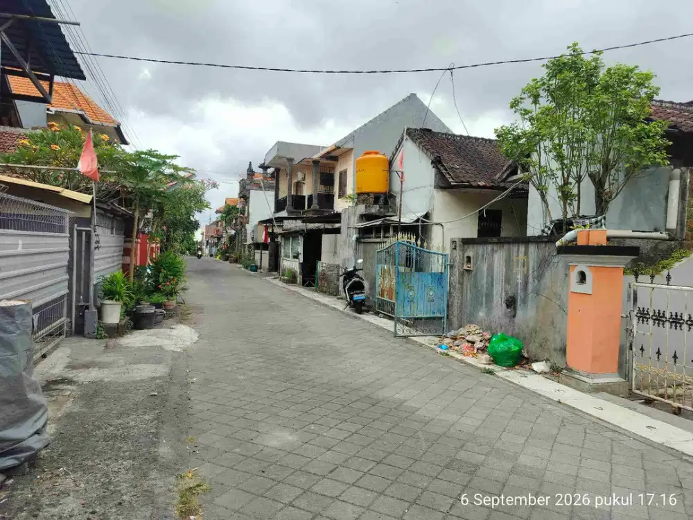 Di kontrakan rumah luas 125 M2 akses jalan 6 mtr di dalung permai tidak jauh ke arah Canggu