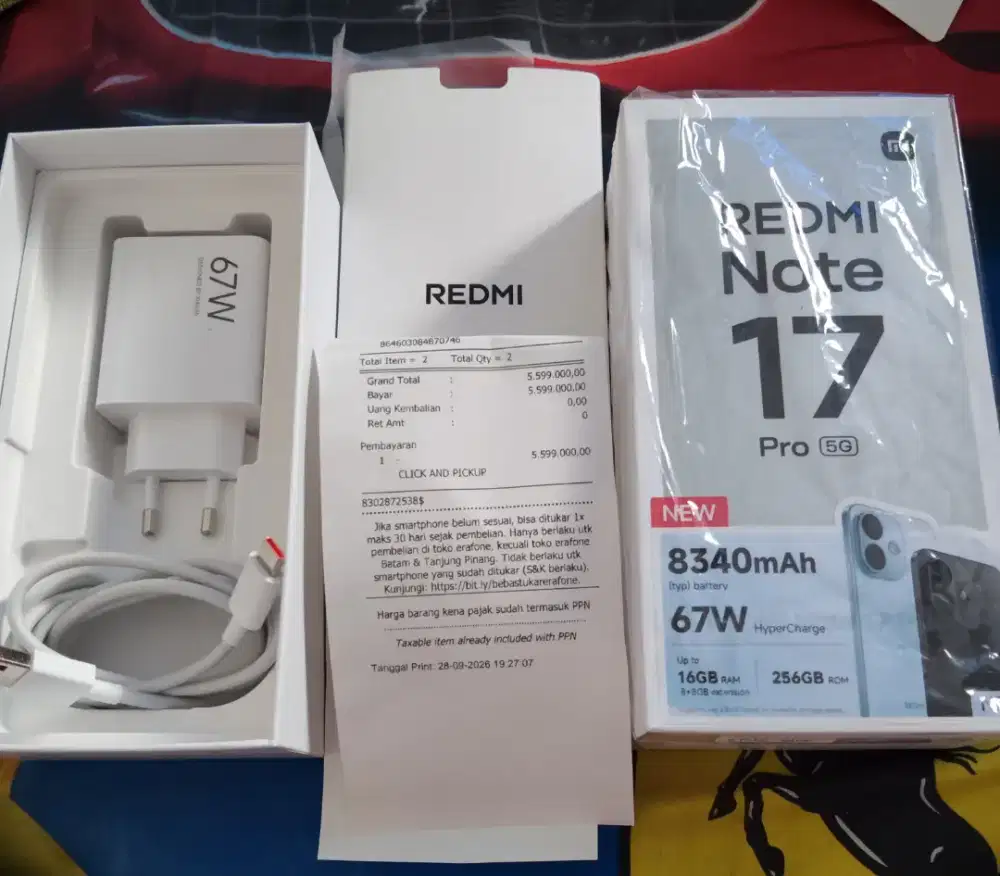 Xiaomi Note 17 pro 5G 8/256GB LikeNew