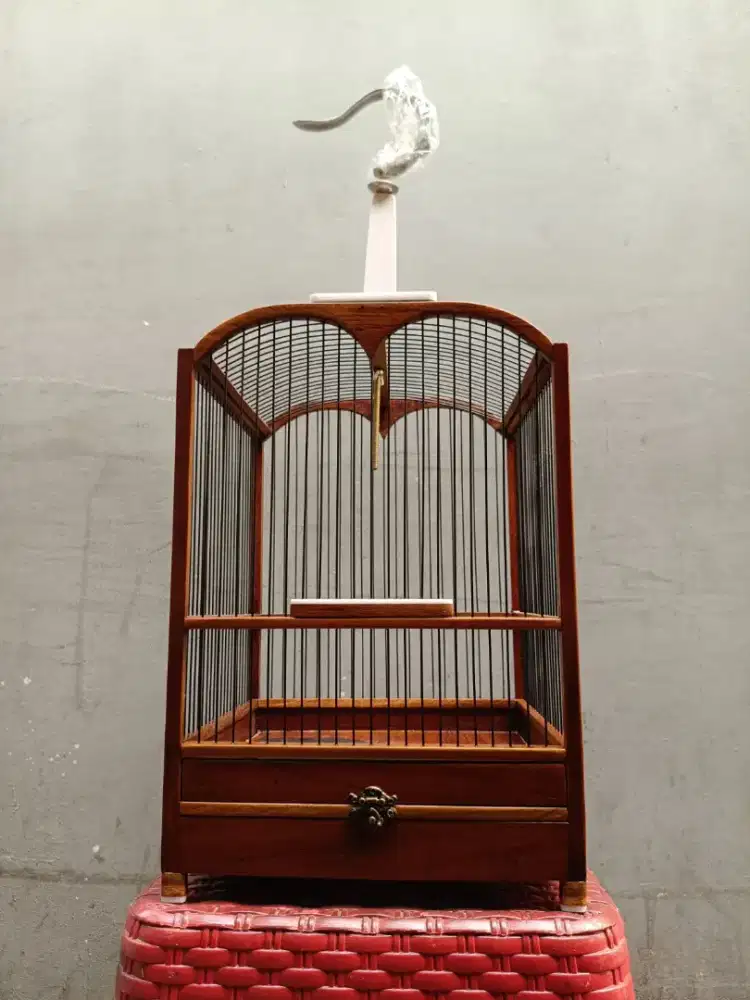 Sangkar burcil kayu jati