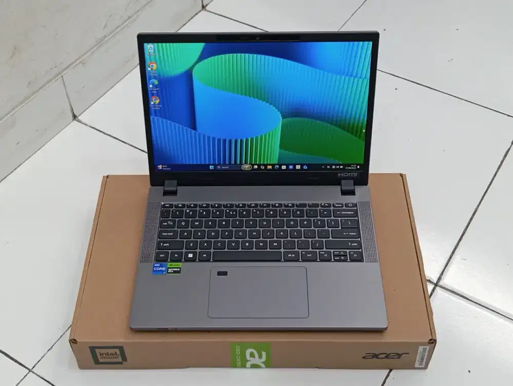 Jual laptop acer travelmate p214 core i7-1355 8/512