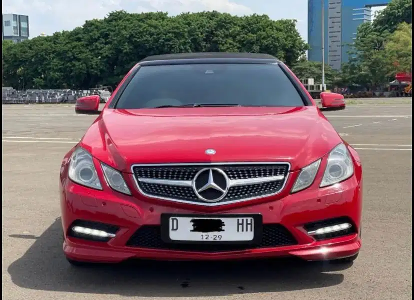 MERCY E250 CABRIOLET AT 2013 MERAH