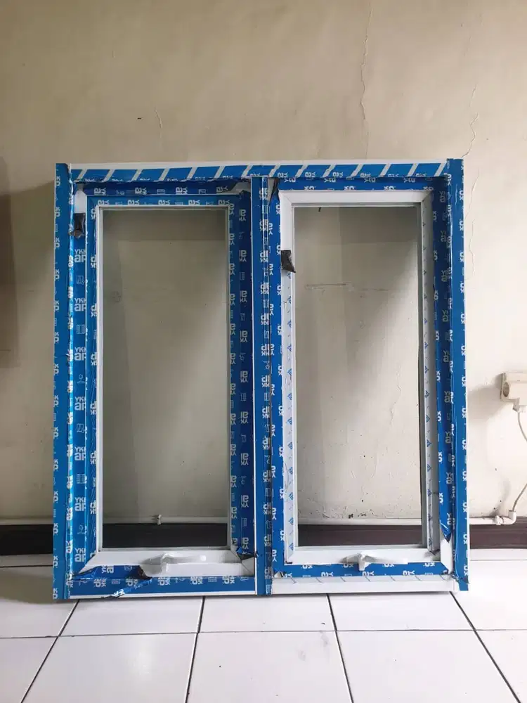 Jual Kusen+Jendela Almunium Merk YKK 4 Inchi Putih