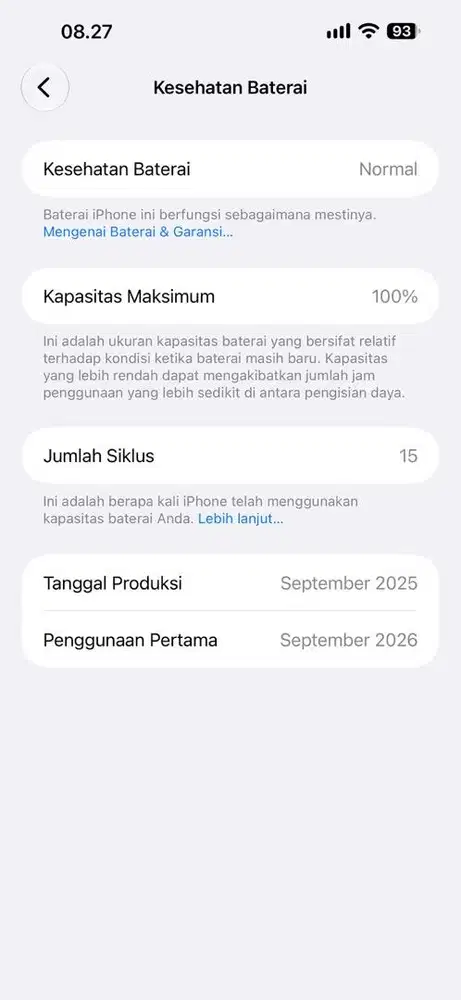 Di jual hp iphone 16 PLUS !!!
