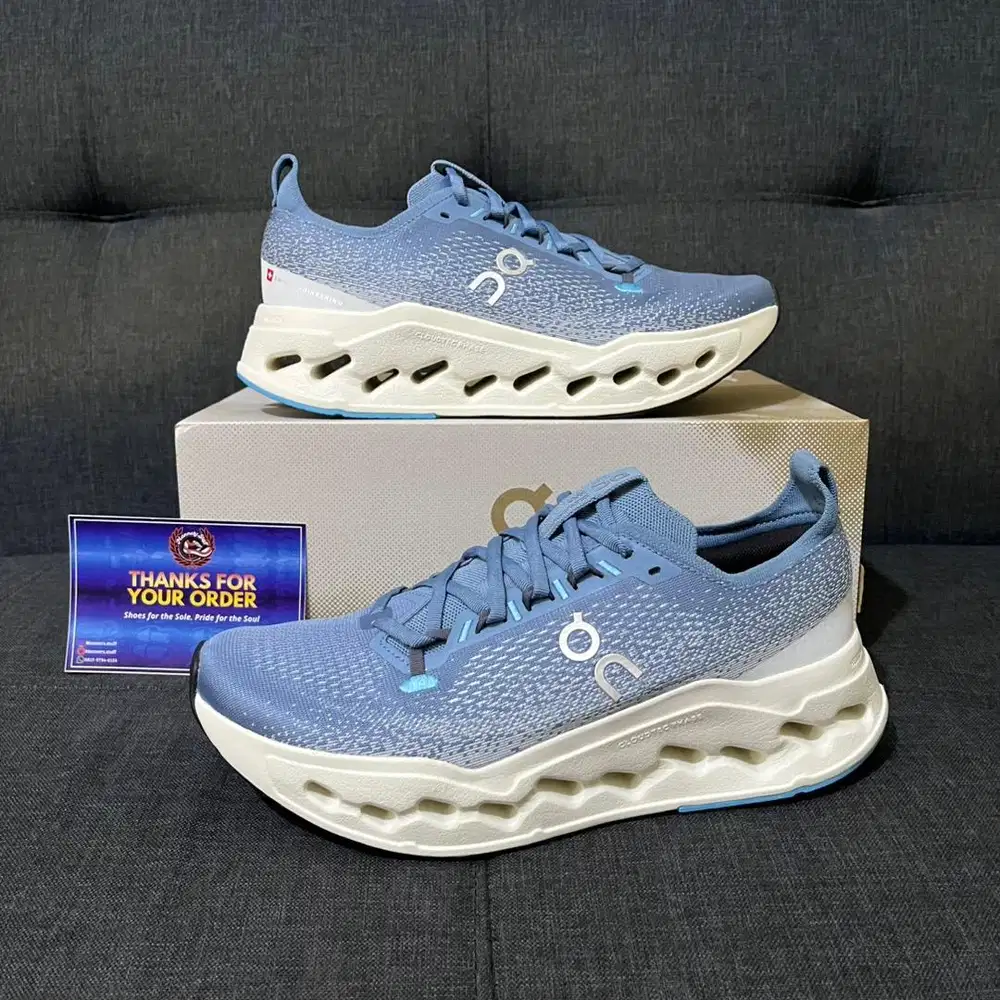 Sepatu ON Cloudsurfer Max Dust Ivory Size 43 BNIB Original