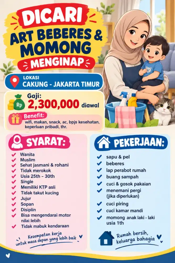 DICARI ART BEBERES & MOMONG MENGINAP